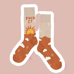 Gift-Ready "Fuck It" Socks statement  socks Womenswear Cute
