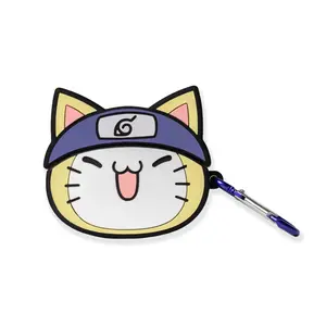 Naruto Nyaruto Head Wireless Earbud Airpod Pros Case With Carabiner