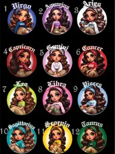 Zodiac L T-Shirt for  - Stylish and Breathable cute design t shirt plus size monica graphic tees top