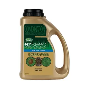 Scotts EZ Seed Patch & Repair Sun and Shade Mulch, Grass Seed, Fertilizer Combination for Bare Spots and Repair