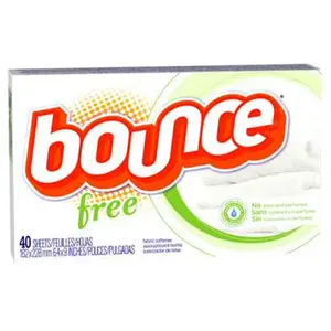 Proctor & Gamble 34087-80070 Bounce Free 80 Ct Dryer Sheet - Pack of 9