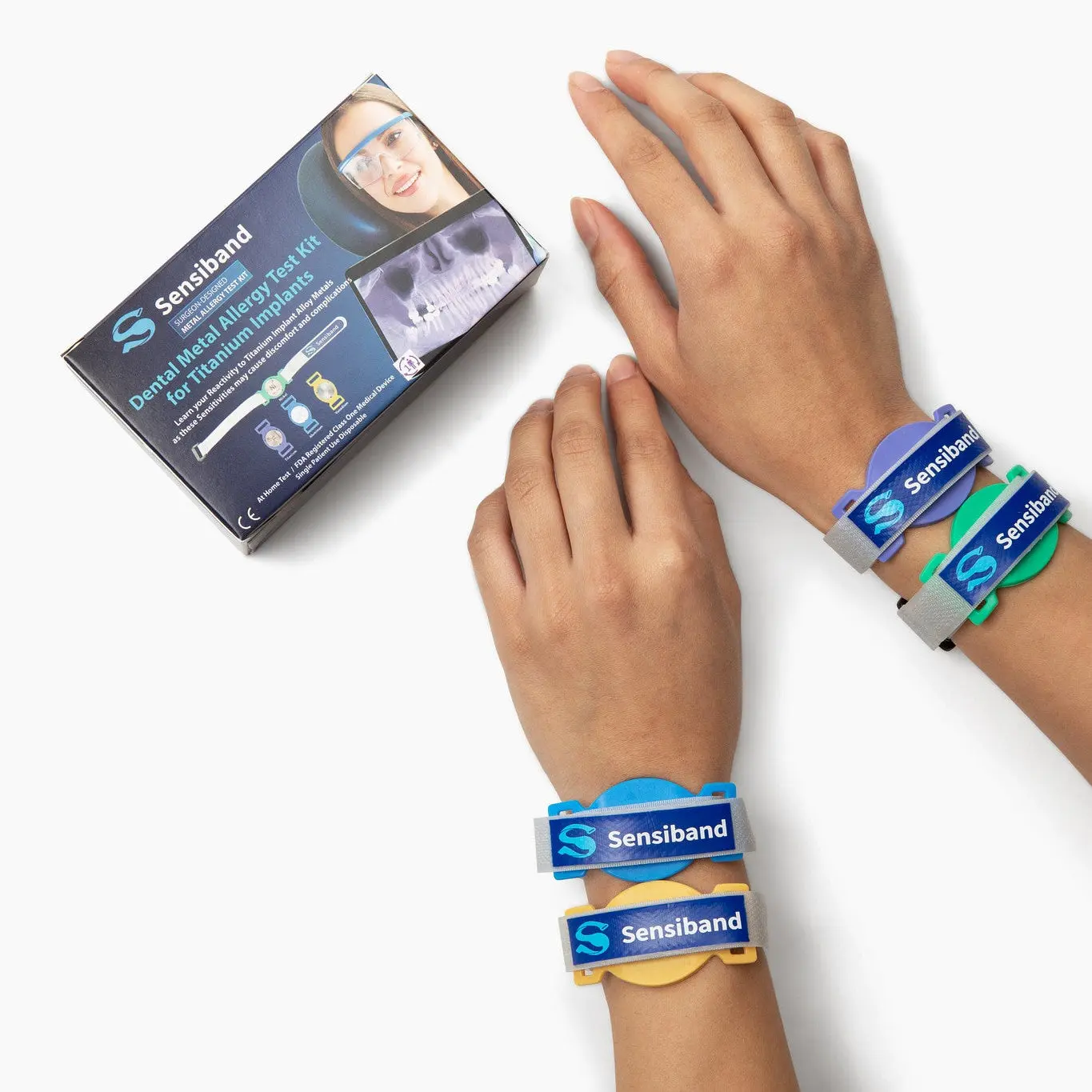 Sensiband Dental Titanium Alloy  Allergy Test with Hook and Loop Closure