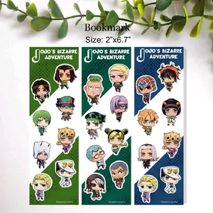 3pcs/set Jojo's bizarre adventure bookmarks