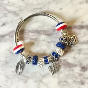 Fara II Charm Bangle Bracelets