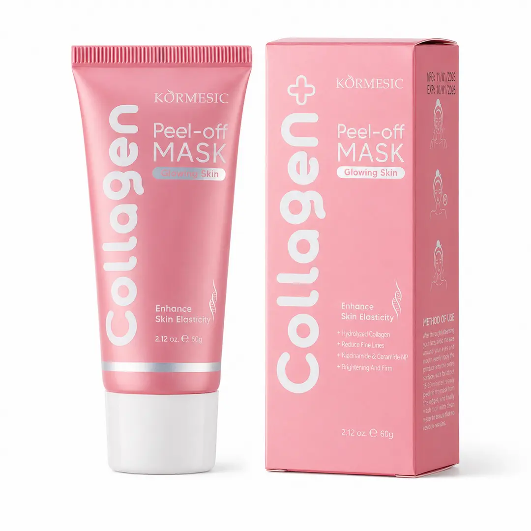 Collagen Exfoliating Facial Mask - Gentle Pore Cleanser, Dead Skin Remover, Hydrator, Dullness & Roughness Improver for Smoother Brightened Skin, Cleansing Daily Facial Care (2.12 oz/60g), Brightens Skin