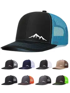 Mountain Print Baseball Cap, Casual Outdoor Sports Hat for Men & Women, Adjustable Sun Protection Cap for Daily Wear, Adjustable Caps, Snapback Trucker Hats