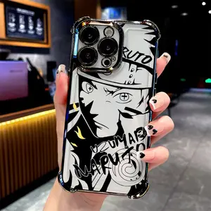 Anime N-Narutoes Phone Case Suitable for iPhone 17 16e 16 15 14 13 12 11 Mini Pro Max Air X XR XSMAX 8 7 Plus Anti Fall Transparent Soft Back Cover