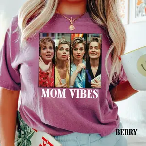 Mom Vibes Thug Life Shirtr, 90s Mom Vibes T-Shirt, Mother's Day Gift, Year-Round Style, Easy to Wear, Mama Gift Sweater, Mom Life