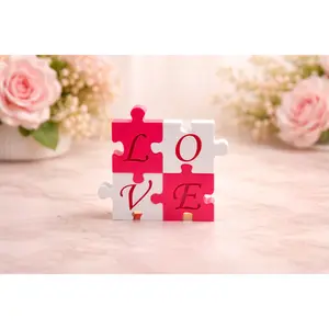 LOVE Puzzle Decor – Interlocking 3D Printed Word Display