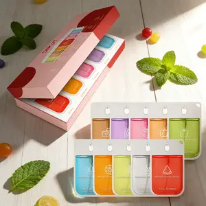 Portable Travel Hand Sanitizer Spray, 1 Box Fruit & Plant-Scented Hand Sanitizer, Hand-Cleansing Product for Women & Men, Moisturizing Hand Sanitizers