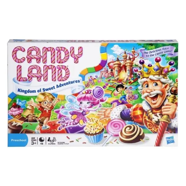 Candy Land Kingdom of Sweet Adventures Board Game - Unisex Kid Board Games with Sweet Themes, Classic Family Activity, Easter Gift for Ages 3+