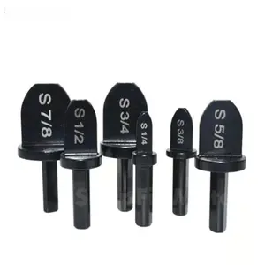 Swaging Tool Drill Bit Set, 2025 New HVAC Repairing Set Air Conditioner Copper Pipe Reamer, Manual Pipe Swage Tool Drill Bit Soft Copper tubing 1/4'', 3/8'',1/2'', 5/8'',3/4'',7/8'' Bits Set, TikTokShopBlackFriday