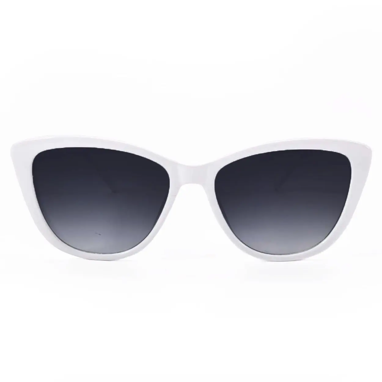 Kara - White - Tangle Free Cat Eye Sunglasses - Certified Shatter- Resistant Lenses - UV400 - For Women & Men
