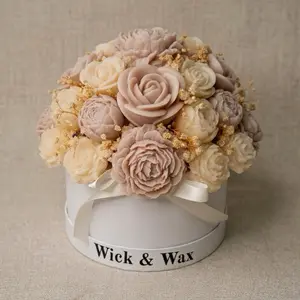 Scented Candle Bouquet fresh linen