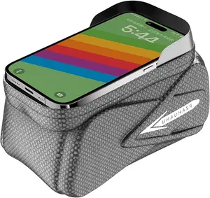 Electric Bike Frame Bag, Waterproof Bicycle Storage Bag, Easy to Install & Detach, Ideal for Phones, Tools & Essentials