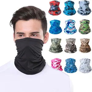6 Pcs Summer Ice Silk Sun Protection Neck Gaiter Outdoor Sports Cycling Fishing Multi Functional Headwear