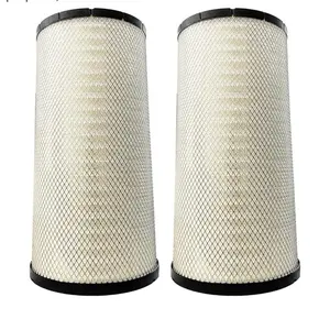 Filtro de aire de motor RS3534 para Kenworth T800 W900 W900L Peterbilt 378 379 388 389 Western Star 4900 Reemplazo AF25248 LAF3302 46863 6863 6863 TR518 25.2 in 12.8'