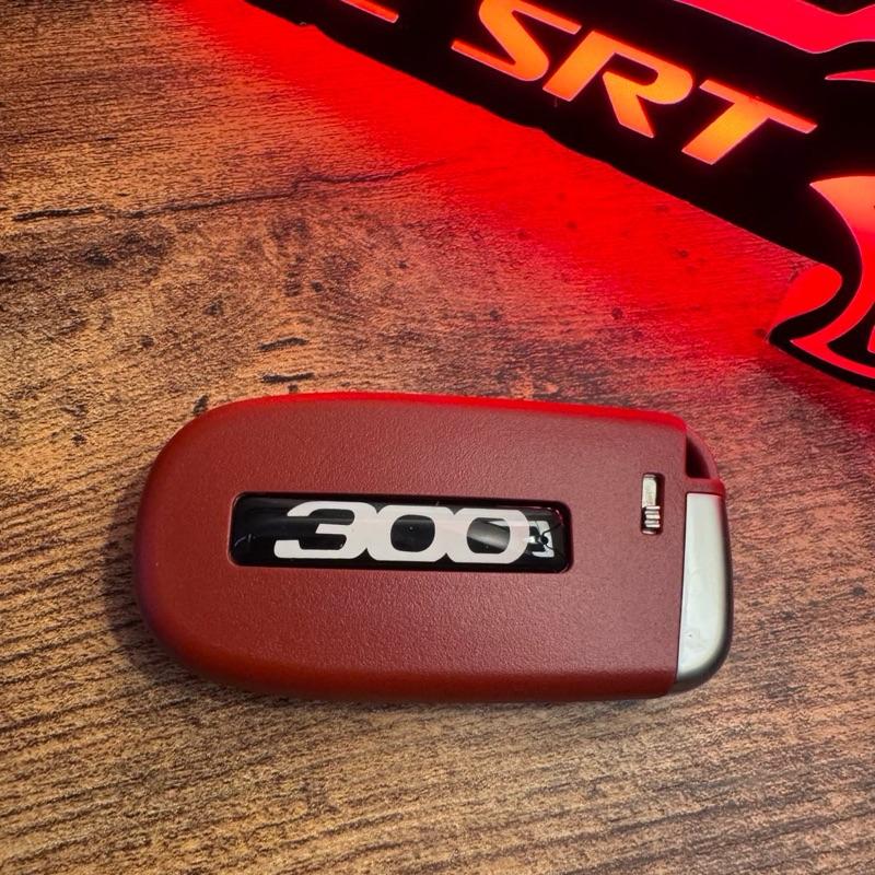 Red,Pink,Black, Blue 300 -Hellcat Key Fob Shell for Chrysler 300 Dodge Charger Challenger Durango Redeye Demon Trackhawk with 300 Logo