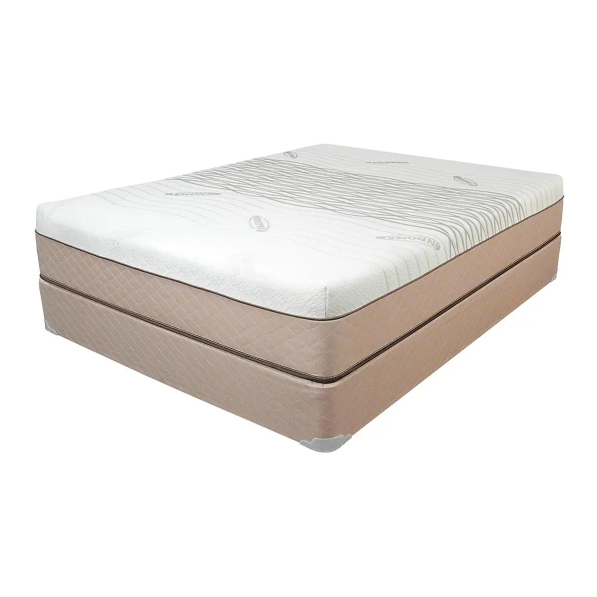Innomax King-Size 12 in. High-Density Cotton Memory-Gel Mattress for Adults - Interactive Grid, Temperature-Regulating, Ultra-Stretch, Improved Thermoconductivity for Cooling Sleep