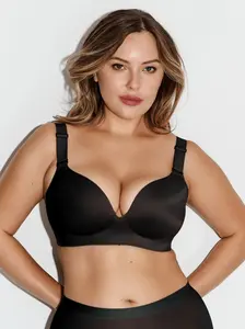 ILARIA SculptEase Wireless Full Coverage Bra - Obsidian Seamless Lift and Support