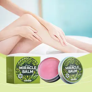 Miracle balm,miracle balm for swollen legs,Leg care cream,Relieves muscle discomfort with a gentle formula suitable for all skin types,1oz Flower Healthcare Plant Relief
