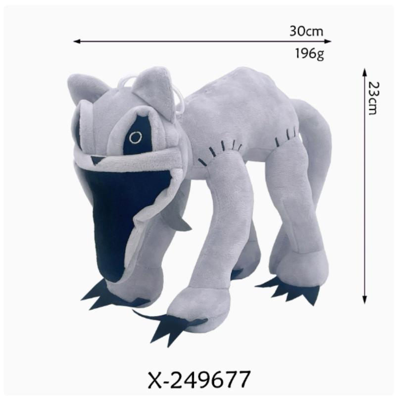 Poppy Playtime Cute Smiling Monster Plush Toy, Soft Kawaii Critter Doll, Trendy Stuffed Animal Gift for young people