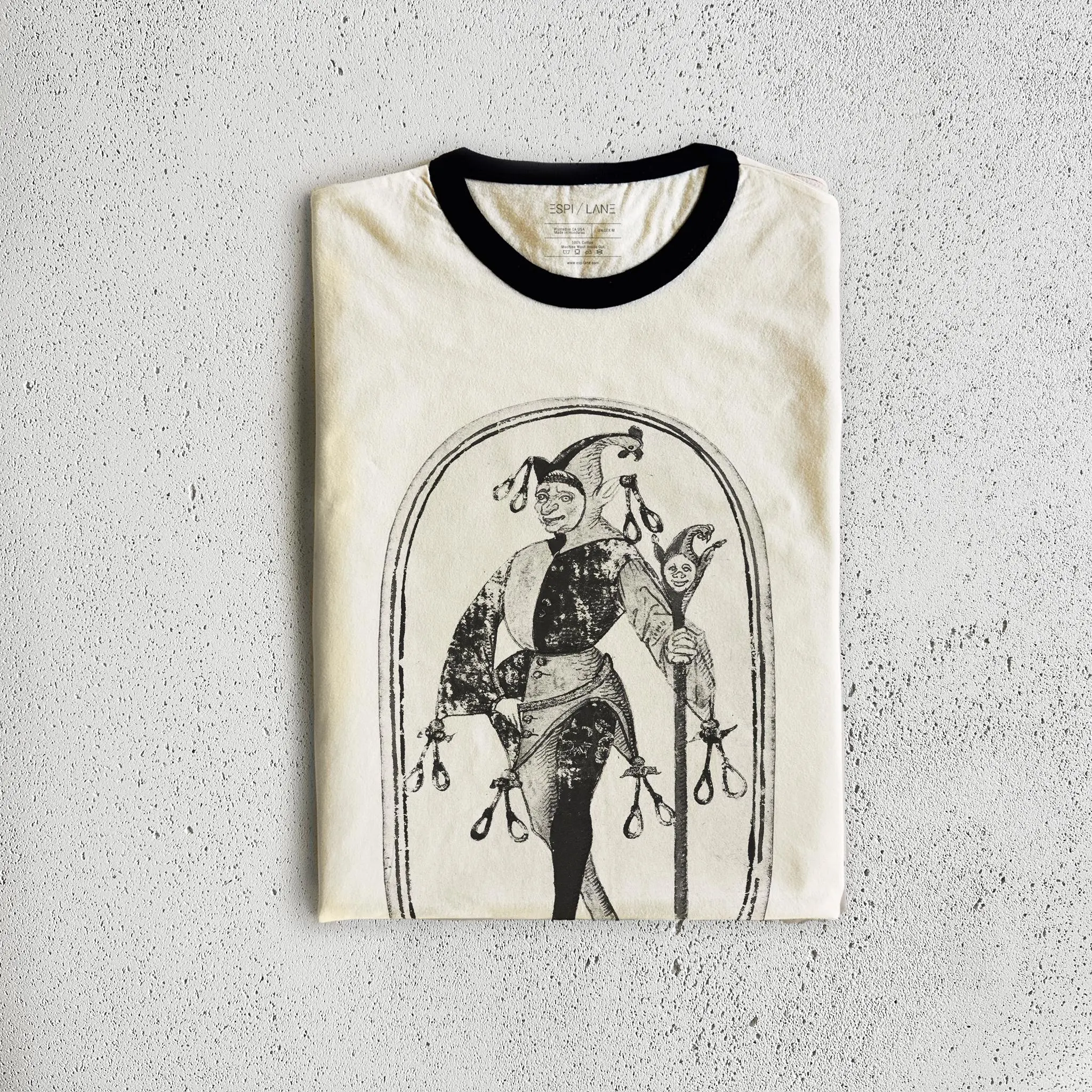Jester Clown Vintage Style Unisex Graphic Shirt