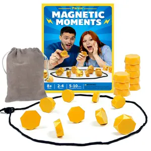 Parsin - Original Version with 20 Magnets, Rope, Travel Bag, Magnetic Chess Game, The Game of Magnetic Attraction, Strategy Games for Kids and Adults by Parsin
