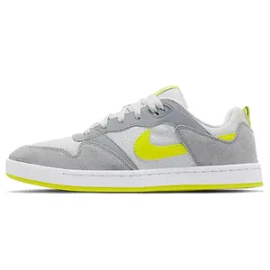 Nike SB Alleyoop Retro Low-Top Skate Shoes for Men in Yellow-Gray