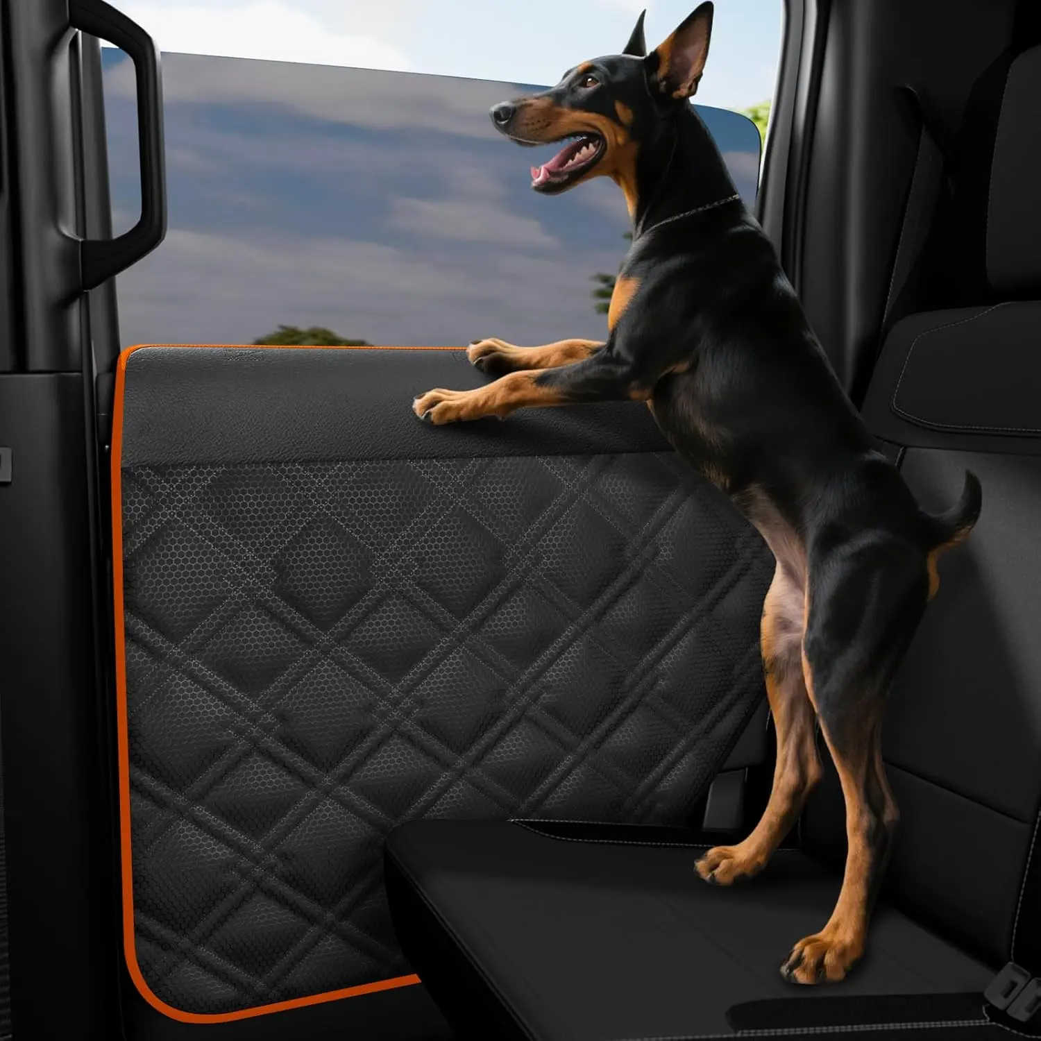 2-Pack Left+Right Thickened Waterproof Car Door Scratch Guard for Cars/SUVs - 20% Larger Dog Scratch Protection Accessory, Packs