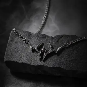 Sukuna Necklace, 44cm Titanium Steel Pendant with Chrome Finish, Anime Marking Pendant Necklace Gift for Fans