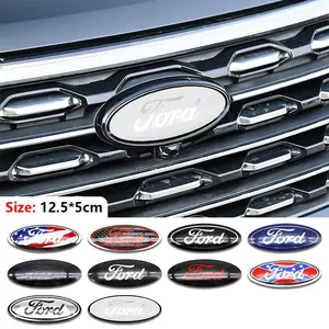Ford Car Front & Rear Emblem Replacement, 3D Logo Upgrade Decal, Universal Tail Head Decoration Sticker, Exterior Appearance Enhancer, Sticker for Cars, Car Accessories
