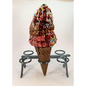 Blood and Bone Triple Dip Ice Cream Waffle Cone