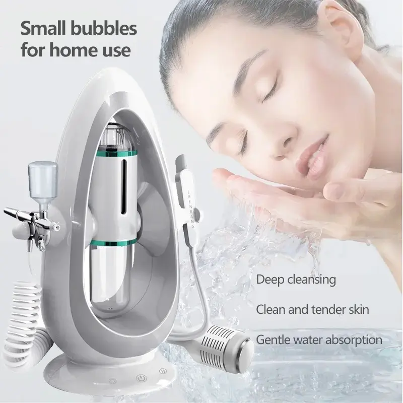 Hydraulic skin grinding facial machine, exfoliating and beauty equipment, SPA microbubble facial cleanser, cold hammer blackhead suction, Face steamer, Facial Care Instrument, Facial care tool, ideal gift for friends