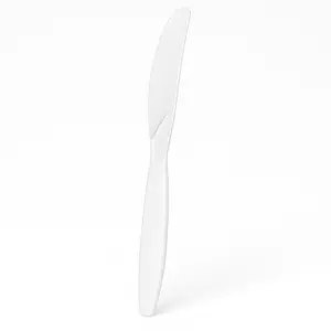 Classic White Plastic Knives - 16 Count