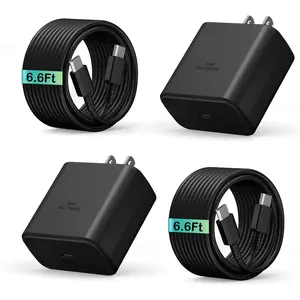 2Pack 45W Super Fast Charger USB C, 45W Android Phone Charger with 10FT Type C Charger Fast Charger for Samsung Galaxy S25 Ultra/S25/S24 Ultra/S23/S22 Ultra