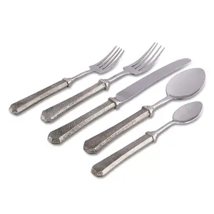Hammered Flatware Set