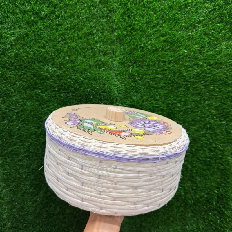 Plaster Tortilla Box 2 kilos color Lila (Set 1 Piece).