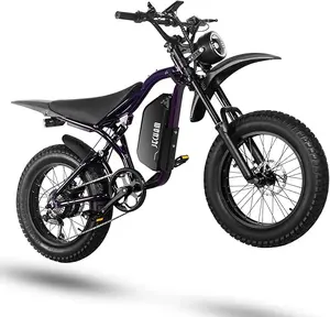 3000W/4700W Peak Electric Bike for Adults/Teen,40-50MPH TOP Speed，100-130 Miles Commuter Electric Bike, Lightweight Aluminum Alloy Frame,Puncture-Resistant Tire, Dual Suspension, fast electric bike
