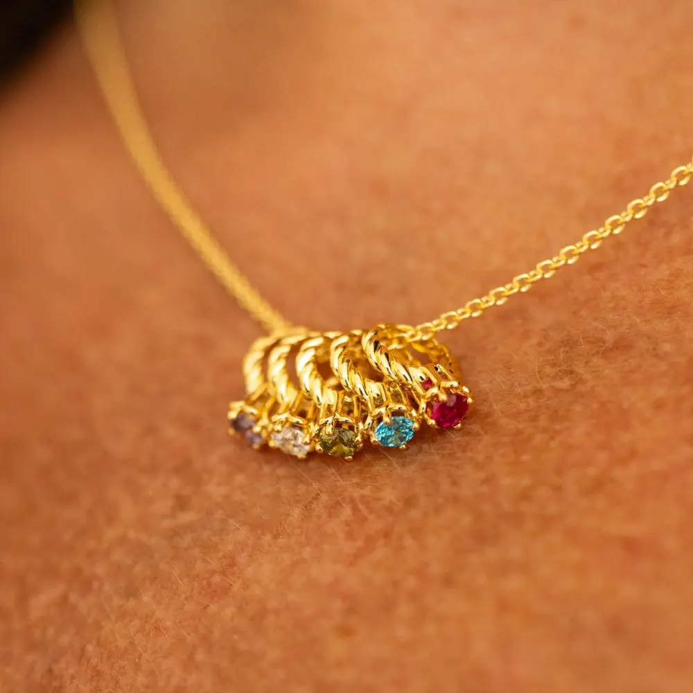 New! Tulip Ring Charms - Gold-Filled