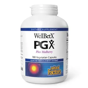 Natural Factors WellBetX PGX Plus Mulberry - 180 Capsules