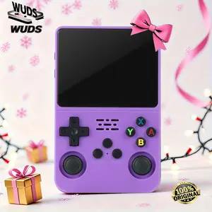 WUDS R36S Retro Video Handheld Game Console with 4K HD 3.5-inch IPS Screen, 3000mAh Battery, 32G+64G TF Card, and 16,000+ Games