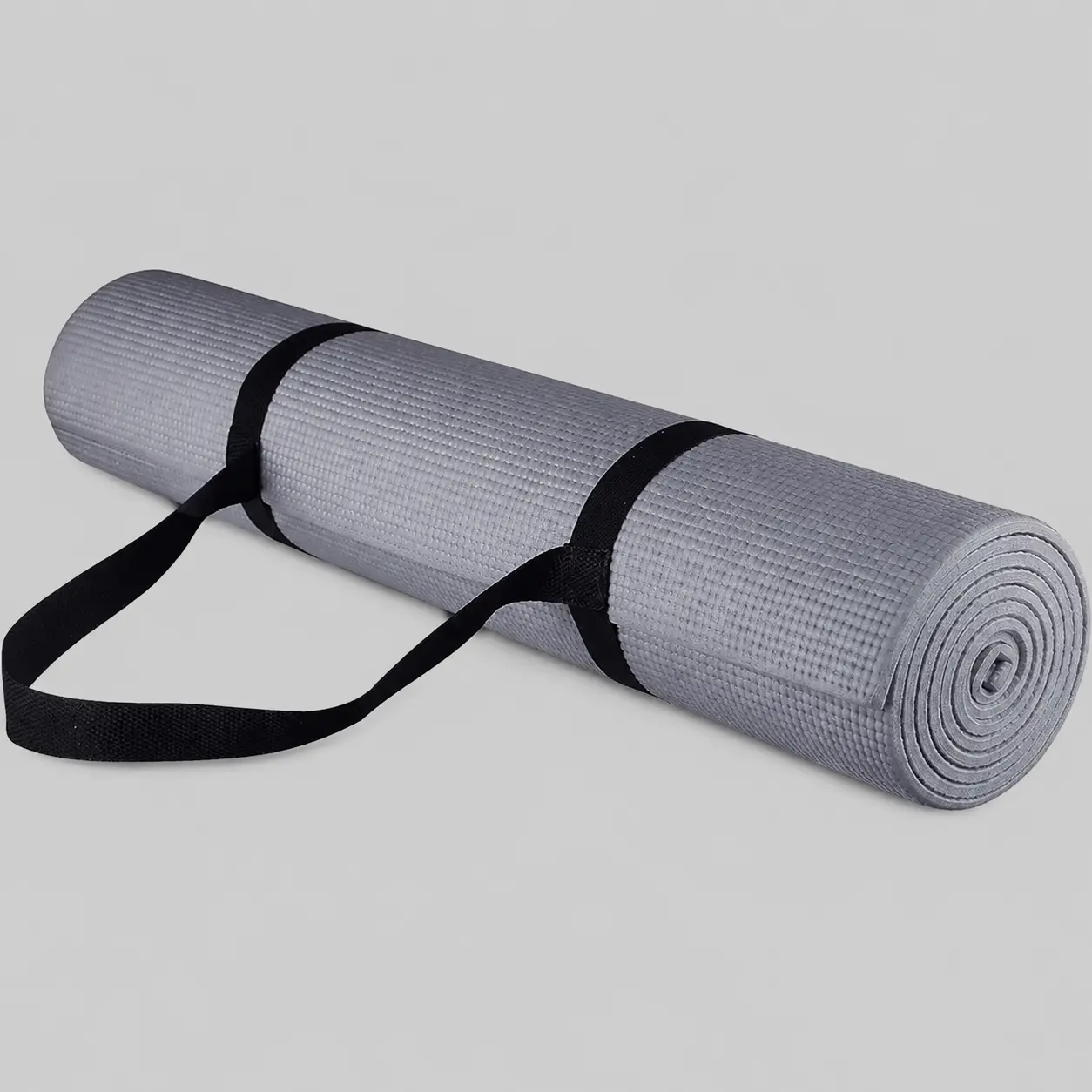 High Density 1/4-Inch Anti-Tear Yoga Mat - All Purpose Exercise Mat with Carrying Strap, Available in Multiple Colors