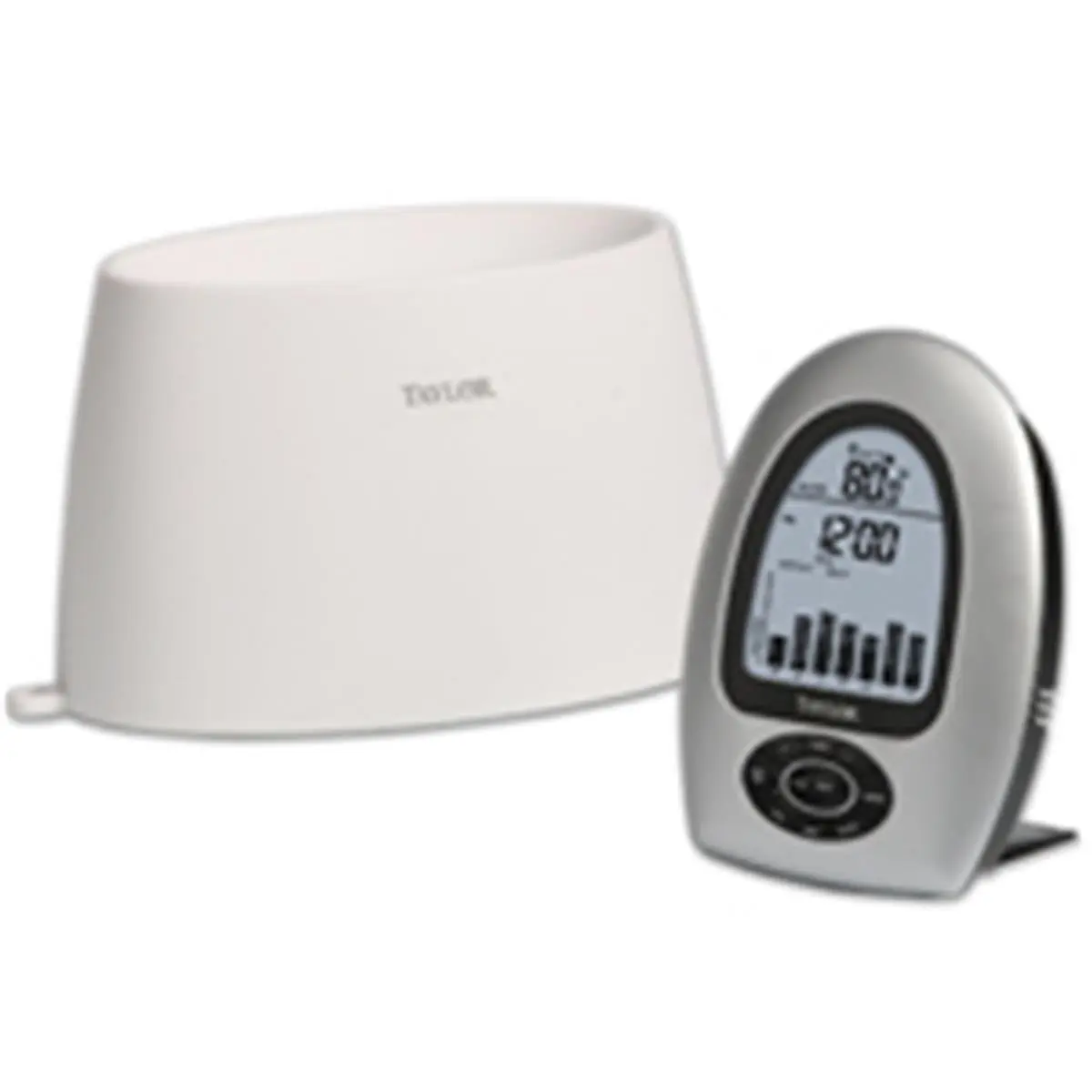 2755 Taylor Wireless Rain Gauge, Displays Indoor and Outdoor Temperatures, Includes Indoor Outdoor Thermometers, Features Memory Rec., Offers Temp Alerts, Monitors Rain/Sprinkler Levels