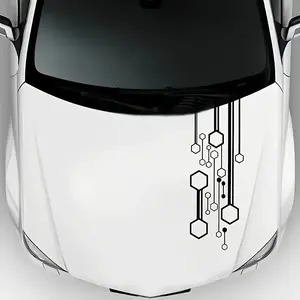 1PC Diamond Design Car Sticker, Waterproof Self-adhesive Decal, Suitable for Car Bonnet, Door, Body, Durable and Fashionable Sticker, Vehicle Modification Decal, Decal for Cars