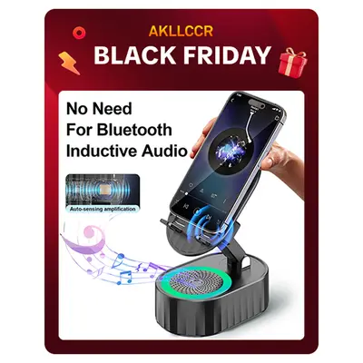 Magnetic Portable Bluetooth Speaker G200 - Mini Sound With Bluetooth 5.3 & Phone Holder, Perfect For On-the-Go 7 thumbnail image