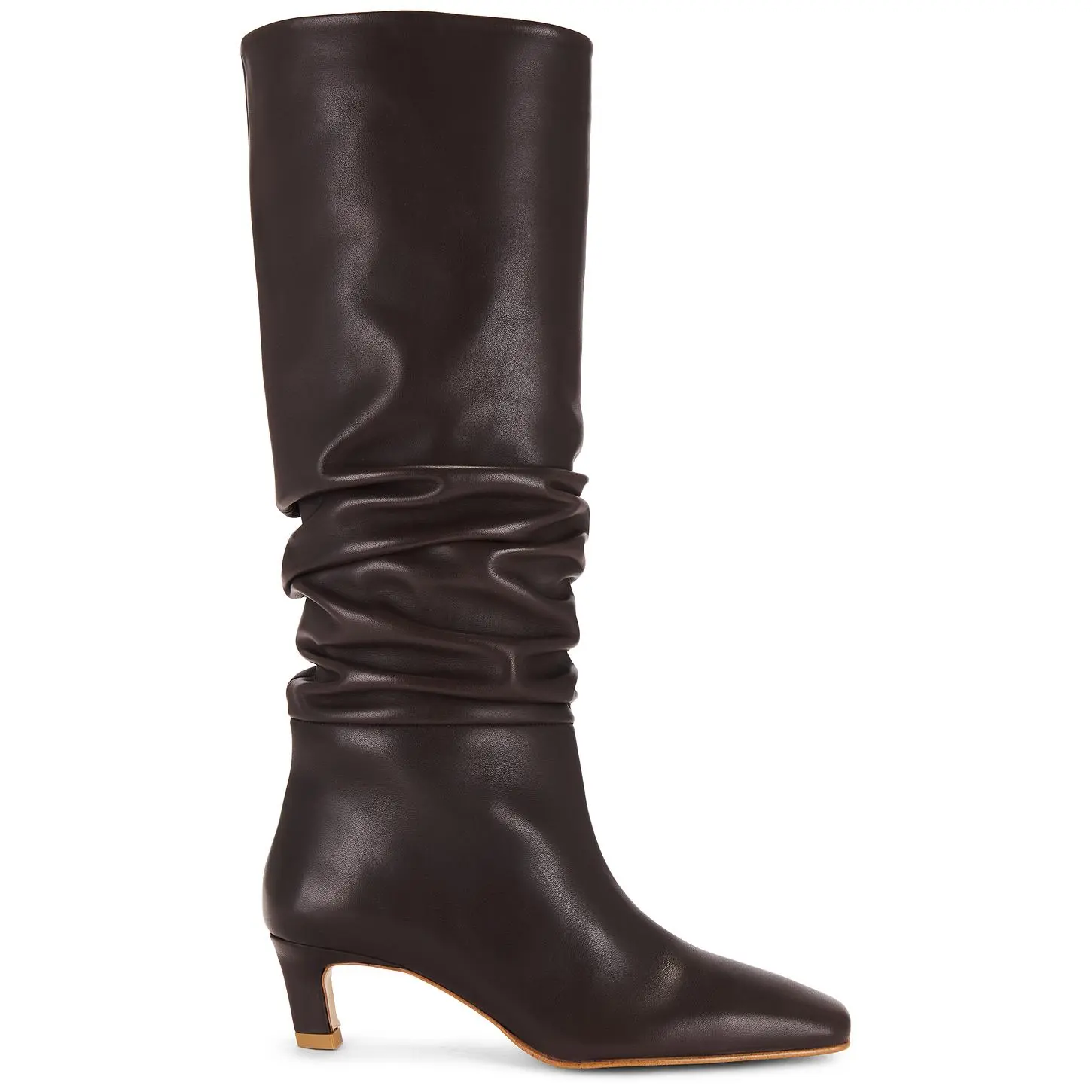 ALOHAS Kalila Leather Boots in Brown
