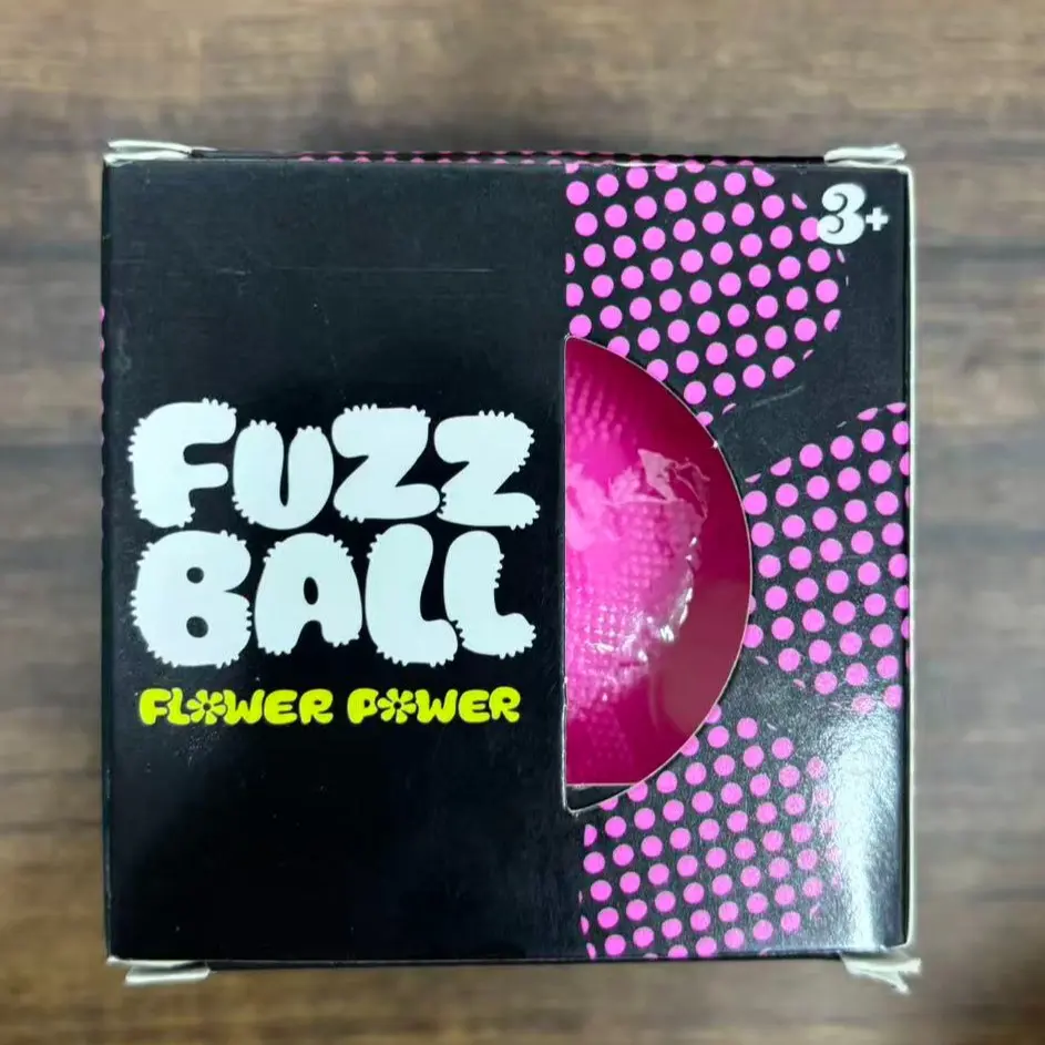pink fuzz ball