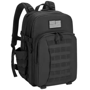 【New Store Offer】EZshoot 40L Tactical Backpack for Men Women, Molle Rucksack Assault Pack, Bug Out Bag Large Daypack