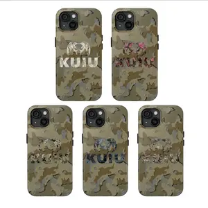 KUIU Safari Camouflage Tough Case, Hunting Theme iPhone Case, Dual Layer Protection, For iPhone 16, 15, 14, 13, 12, 11 Pro, Promax, For Men